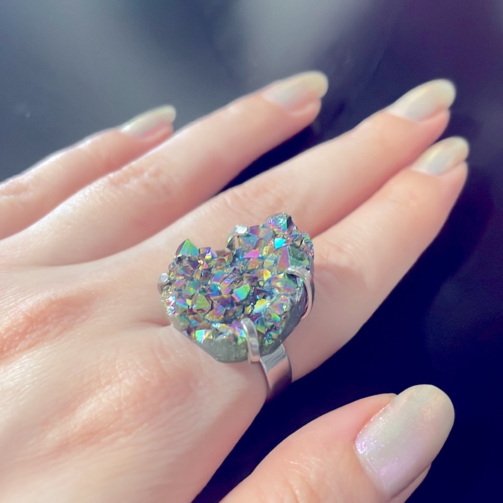Amethyst cocktail ring✨